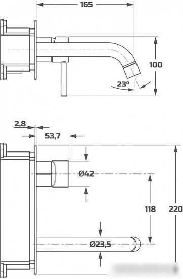 Смеситель Maxonor Pure Life PL7287-9