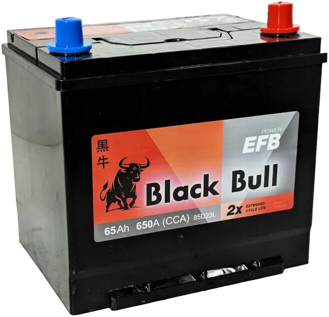 Автомобильный аккумулятор Black Bull Asia EFB JR (65 А·ч) Автомобильный аккумулятор Black Bull Asia EFB JR (65 А·ч)