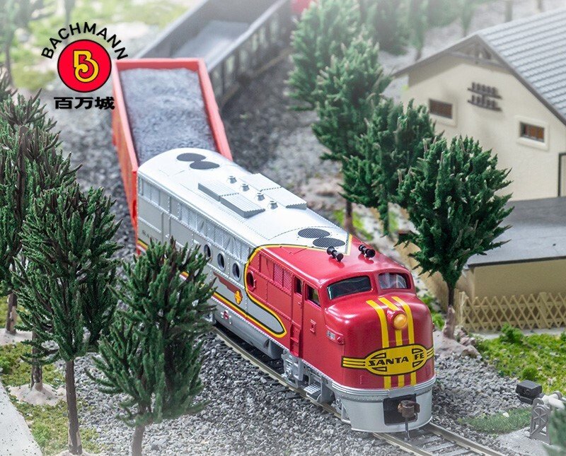 Набор железной дороги Bachmann Santa FE (с подсветкой)