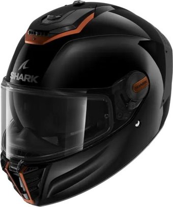 Мотошлем Shark Spartan Rs Blank Sp (р. XL, черный/коричневый)