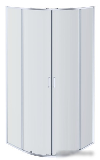 Душевой уголок Aquatek AQ ARI RO10020BL 100x100 (черный/прозрачное стекло)