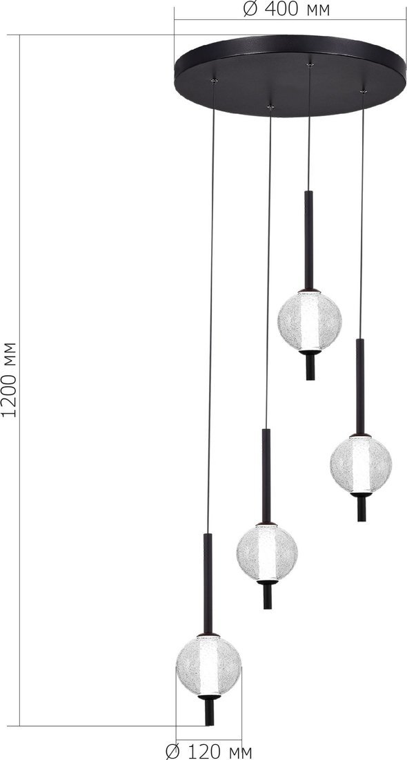 Подвесная люстра ST Luce SL6120.403.04