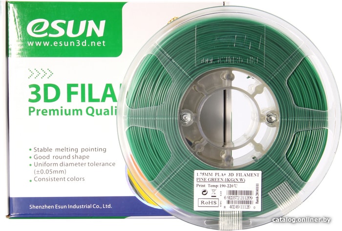 Esun PLA+ 1.75 мм 1000 г (сосновый)