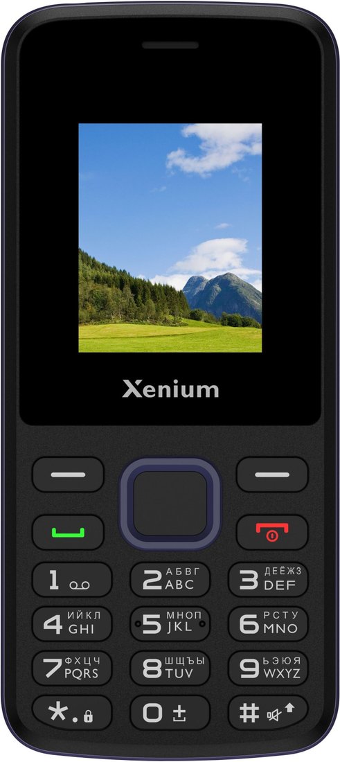 Кнопочный телефон Xenium L170 (черный)