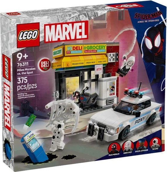 Конструктор LEGO Super Heroes Через вселенные: Майлз Моралес против Спота 76311