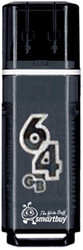 USB Flash Smart Buy Glossy series Black 64GB (SB64GBGS-K)