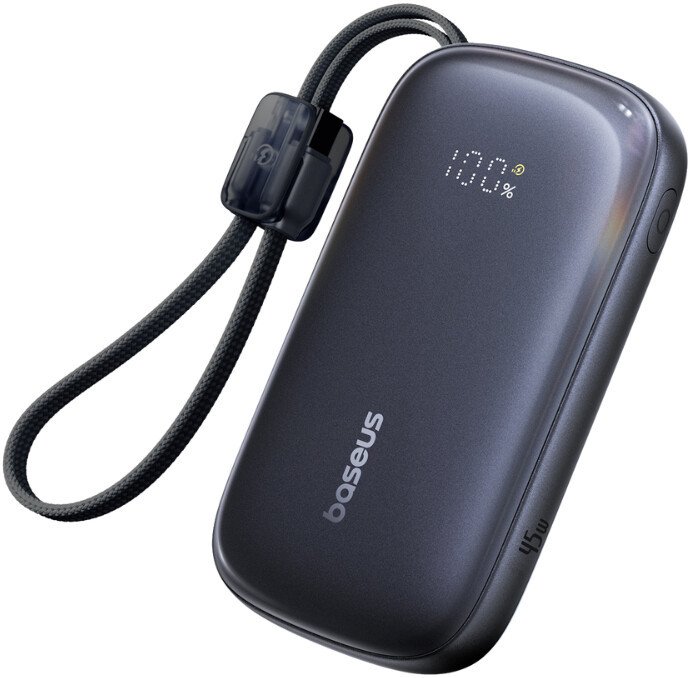 Внешний аккумулятор Baseus EnerFill FC21 Qpow 3 Ultra 20000mAh 45W (черный) Внешний аккумулятор Baseus EnerFill FC21 Qpow 3 Ultra 20000mAh 45W (черный)