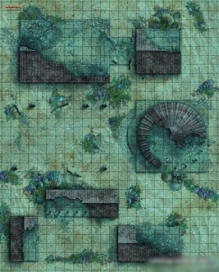Настольная игра Мир Хобби Pathfinder. Игровое поле Затерянный город