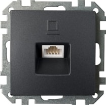 Розетка компьютерная Bylectrica Стиль РК18-007 (графит)