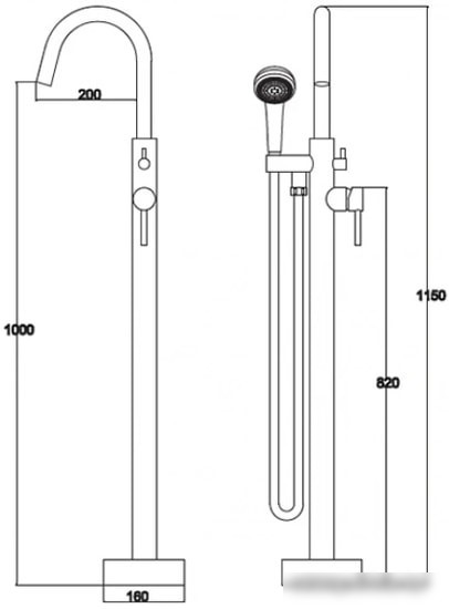 Смеситель Kaiser Merkur 26182