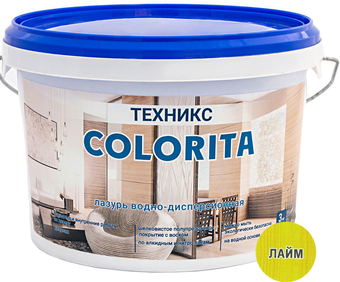 Лазурь Техникс Colorita ВД-АК-1 3 кг (лайм)