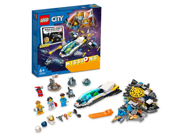 Конструктор LEGO City 60354 Космическая миссия для исследования Марса