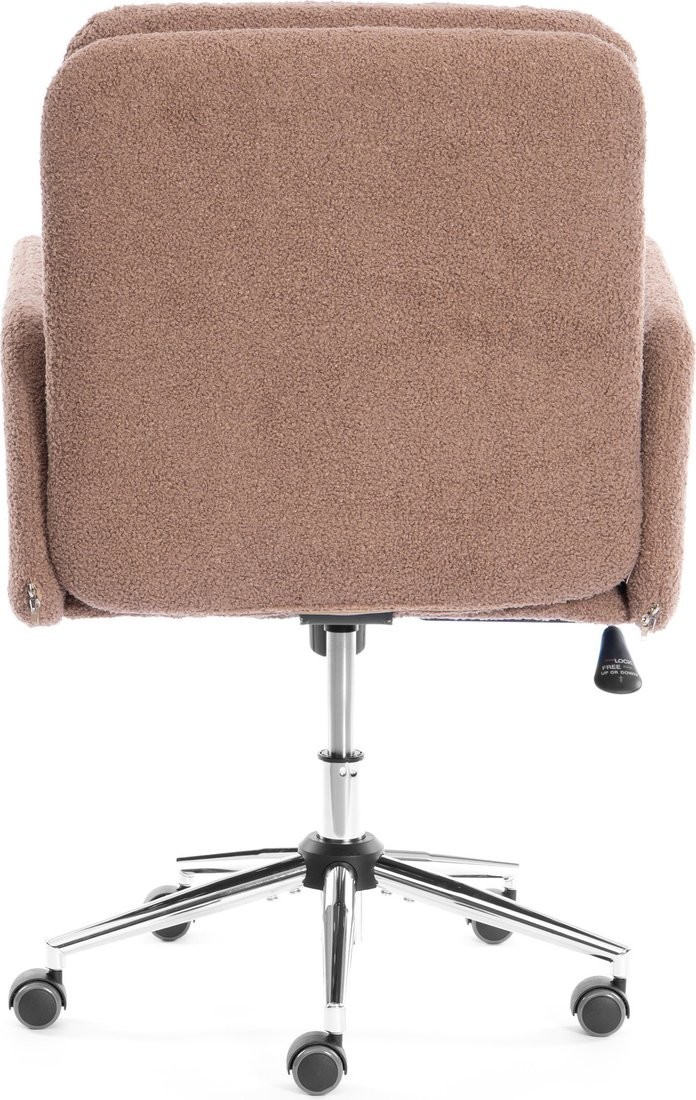 Офисное кресло TetChair Dover (хром/букле/коричневый)