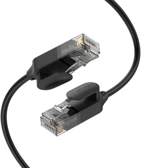 Кабель Ugreen NW122 70332 RJ45 - RJ45 (1 м, черный)