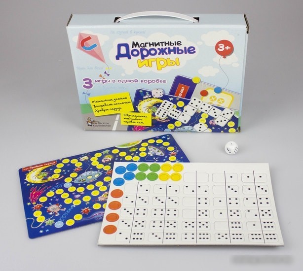 Настольная игра Десятое королевство Магнитные дорожные игры: 3 игры 01945