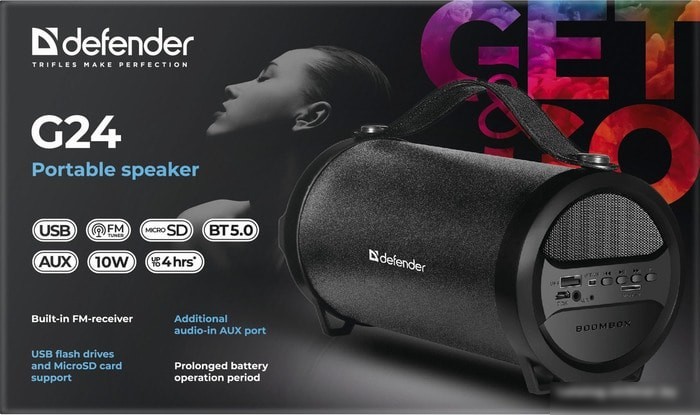 Беспроводная колонка Defender G24 65124