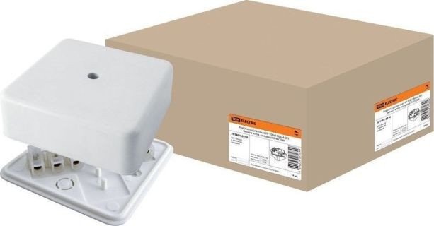 Монтажная коробка (подрозетник) TDM Electric SQ1401-0210 (белый)