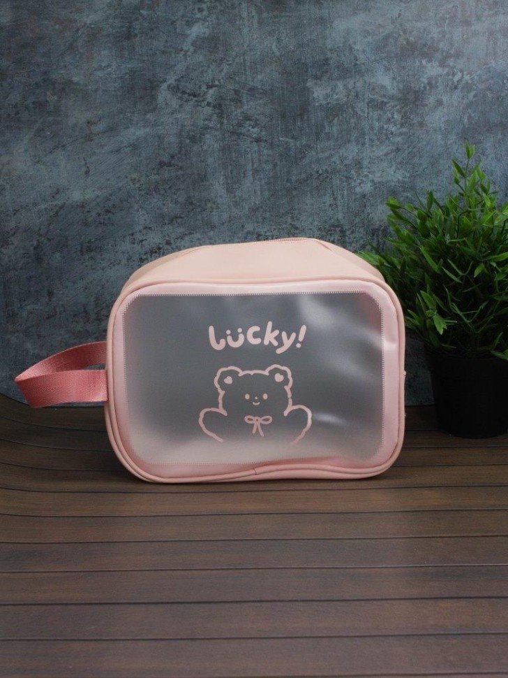 Косметичка ILikeGift Lucky bear ZT385-0017-34-03 (pink)