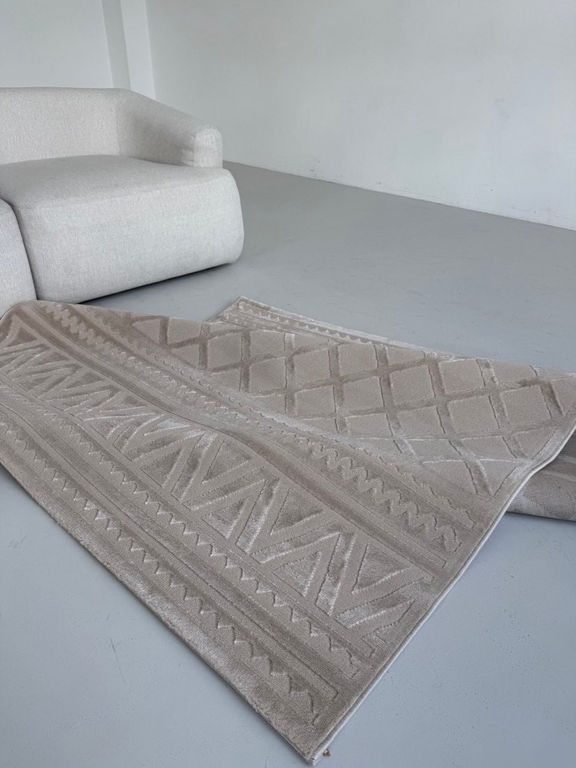 Ковер для жилой комнаты LAXMI Comfort 847 прямоугольник (2.4x3.4, Beige/Beige)