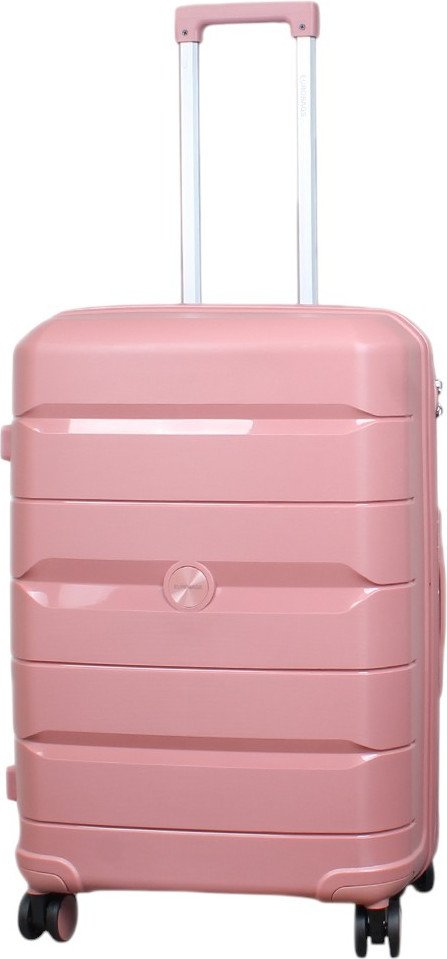 Чемодан-спиннер Eurobags PP-N95 (М, розовый)