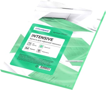 Офисная бумага OfficeSpace Intensive А4 80 г/м2 50 л 245183 (зеленый)