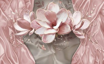 Фотообои Vimala 3D Магнолия 270x400
