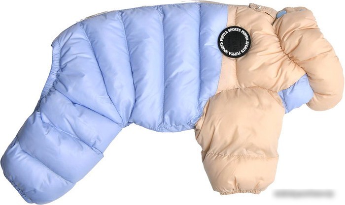 Комбинезон для животных Puppia Ultra Light Pastel PAUD-JP1675-BE-S (бежевый/голубой)