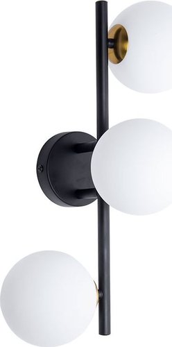 Бра Arte Lamp Gemini A2243PL-3BK
