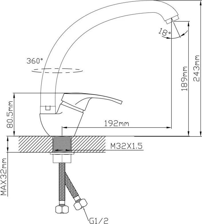 Смеситель Econoce EC0672