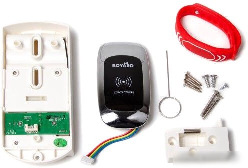 Замок мебельный Boyard с ключом-браслетом Club Z602CP.5