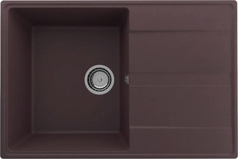Кухонная мойка Ulgran Quartz Prima 750-06 (трюфель)