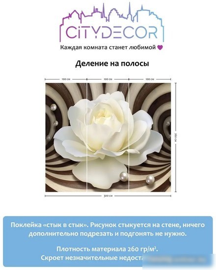 Фотообои Citydecor Абстракция 35 300x260