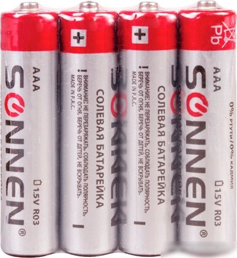 Батарейка Sonnen R03/24А 451098 (4 шт)