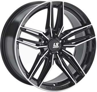 Литые диски LS RC54 18x8" 5x112мм DIA 66.6мм ET 40мм BKF