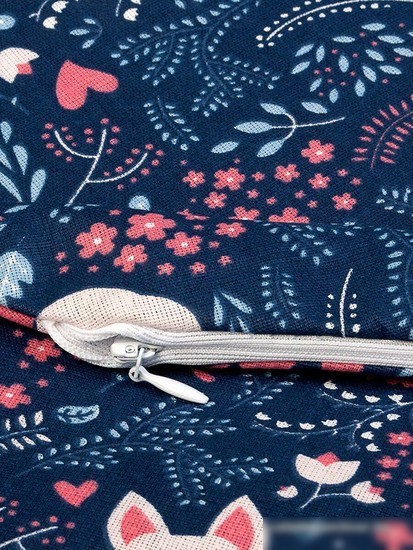 Постельное белье Amarobaby Лисички AMARO-50U-Li (синий)