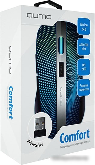 Мышь QUMO Comfort M18