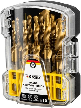 Сверло-метчик Kranz KR-91-0699 (10 шт)