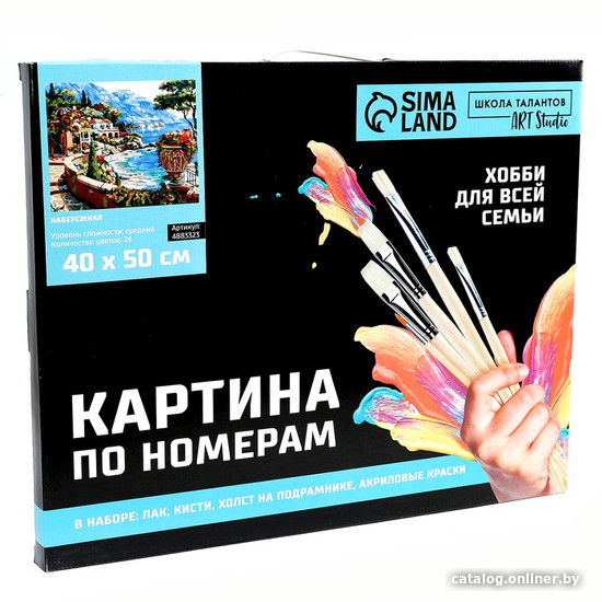 Картина по номерам Школа талантов Набережная 4883323