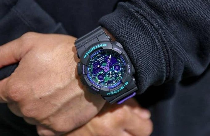Наручные часы Casio GA-100BL-1A