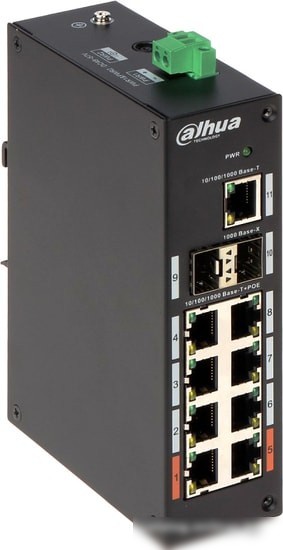 Неуправляемый коммутатор Dahua DH-PFS3211-8GT-120
