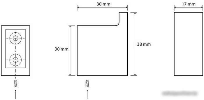 Крючок для ванны Bemeta Via 135006012