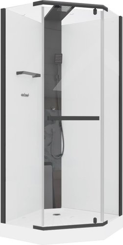 Душевая кабина Cerutti Spa CHIKA901B (черный)