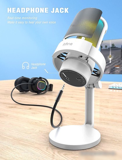 Микрофон FIFINE A8 (белый)