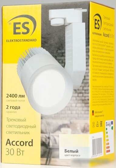 Точечный светильник Elektrostandard Accord 30W 4200K LTB20 (белый)