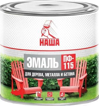 Эмаль Кубанские краски Наша ПФ-115 1.8 кг (синий)