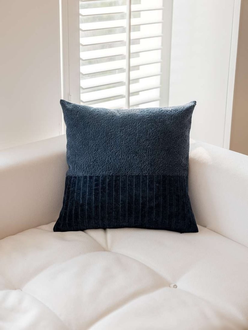 Чехол на подушку Matex Tufted Velvet ALEX-54 (синий)