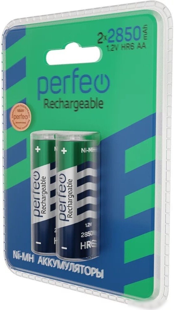 Аккумулятор Perfeo AA2850mAh/2BL 2шт