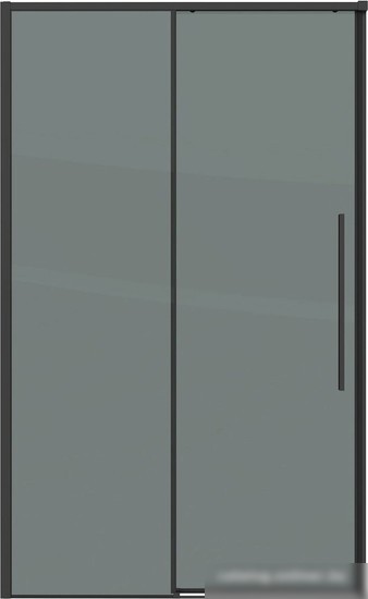 Душевая дверь Grossman Galaxy 100.K33.01.120.21.10 120x195 (черный матовый/стекло тонированное)