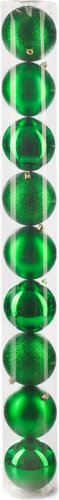 Елочная игрушка Ausini VT25-04010-5 (зеленый, 9 шт)