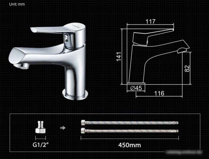 Смеситель Ledeme L1069